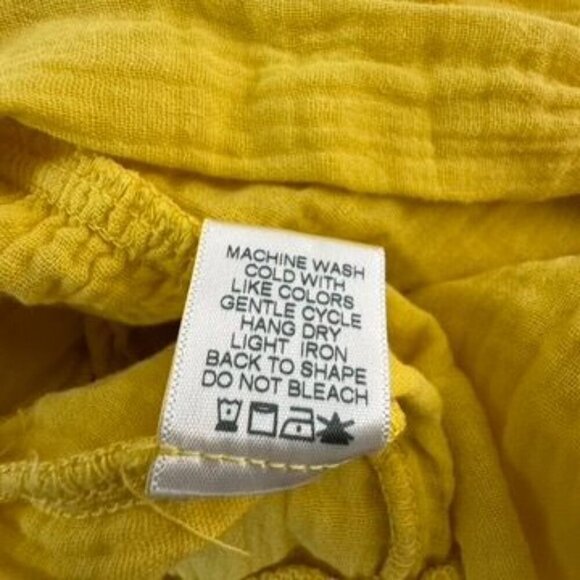 Xirena yellow Reagen Cotton Gauze Long Midi Dress Size medium - Picture 7 of 9